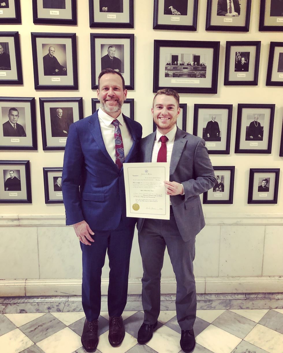 Attorney Tim Zerillo with Stephen Sweatt 